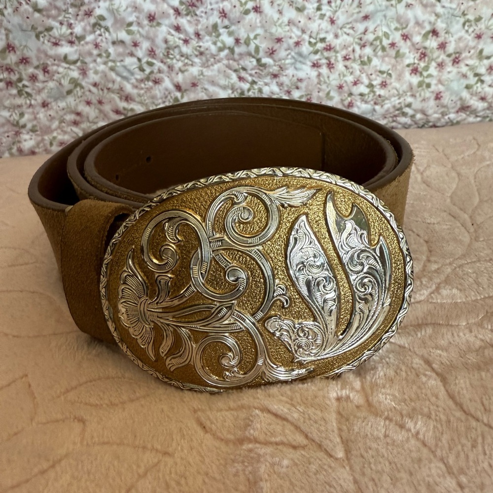 Gold and Silver Western Belt
